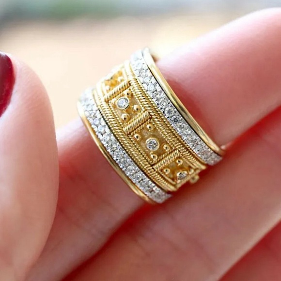 GOLD PLATED RING - Picture 4 of 11